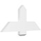 Ekena Millwork Eugene Architectural Grade PVC Gable Bracket, 36"W x 16 1/2"H x 2"D x 6"F, 11/12 Pitch GBP036X17X0206EUG00 - alternate 1
